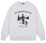 ワンダービジター(WONDER VISITOR)  Ski sweat-shirt [Light grey]