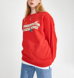 ワンダービジター(WONDER VISITOR)  Stella sweat-shirts [Red]