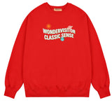 ワンダービジター(WONDER VISITOR)  Stella sweat-shirts [Red]