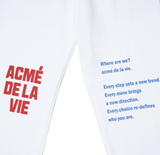 アクメドラビ(acme' de la vie) WHERE ARE YOU? PANTS WHITE