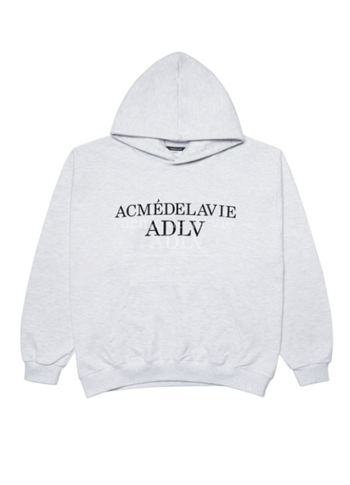 アクメドラビ(acme' de la vie) ESSENTIAL LOGO HOODIE MELANGE
