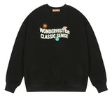 ワンダービジター(WONDER VISITOR)  Stella sweat-shirts [Black]