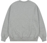 ワンダービジター(WONDER VISITOR) Classic Logo Sweatshirt [Melange grey]