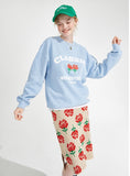 ワンダービジター(WONDER VISITOR) Classic Logo Sweatshirt [Light blue]