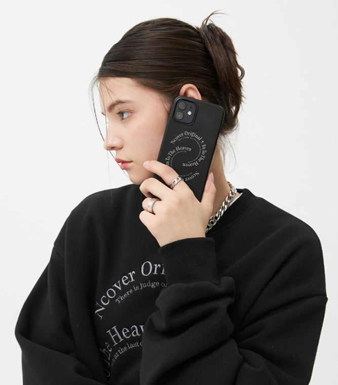 NCOVER（エンカバー）SEMICIRCLE TEXT-BLACK (HARD)