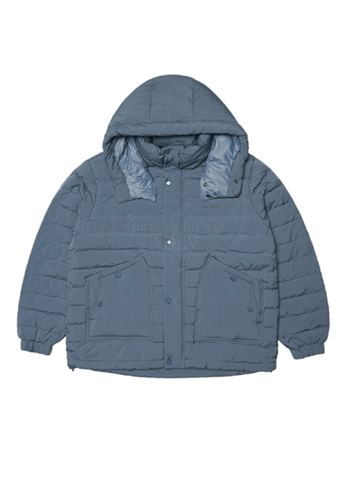 アクメドラビ(acme' de la vie) LIGHT HOOD DUCK DOWN JACKET INDIGO BLUE