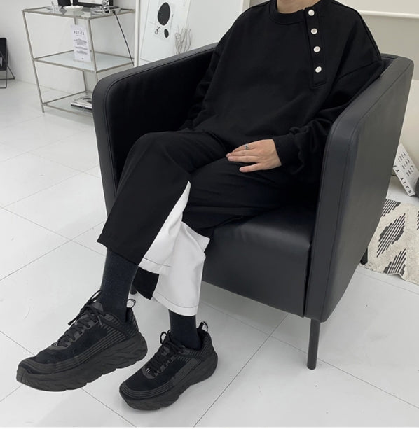 ランベルシオ(LANG VERSIO) 315 Slit Snap Sweatshirt