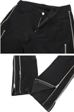 ランベルシオ(LANG VERSIO) 318 side 2 zipper black jeans