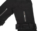 ランベルシオ(LANG VERSIO) 322 Zipper Black Jeans