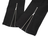 ランベルシオ(LANG VERSIO) 322 Zipper Black Jeans
