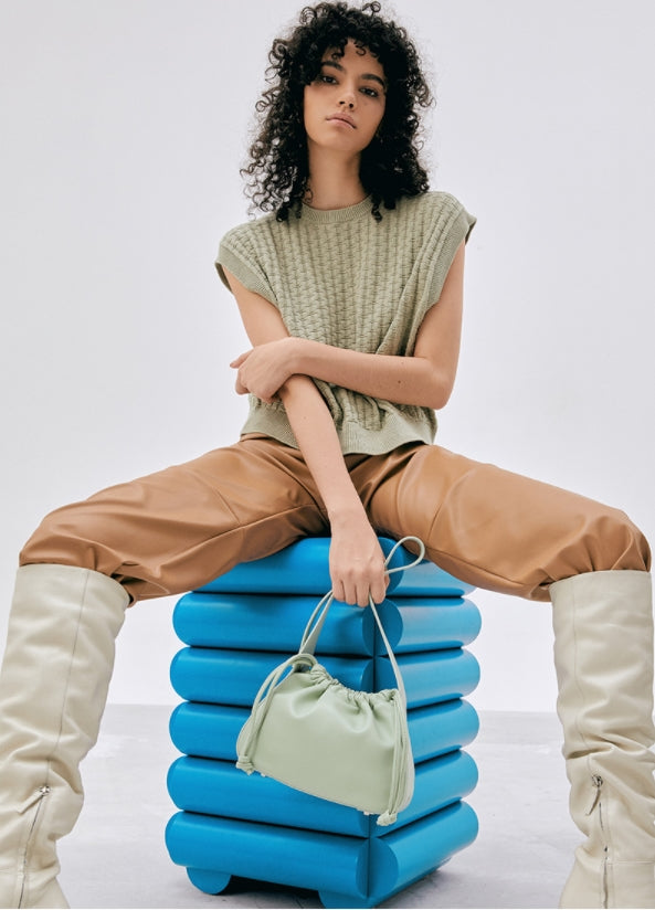 BBYB(ビービーワイビー) Balloon (S) Shoulder Bag (Pale Green)