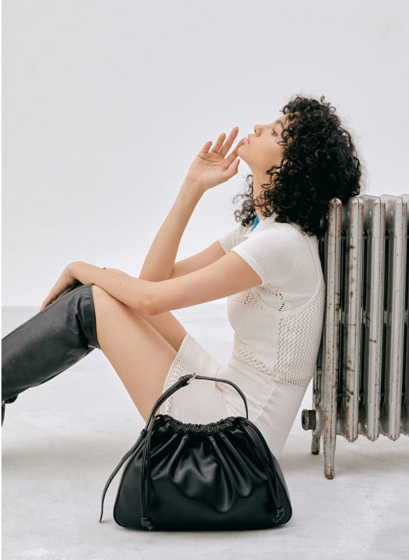 BBYB(ビービーワイビー) Balloon (M) Shoulder Bag (Jade Black)