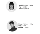 アクメドラビ(acme' de la vie) FRONT MULTI-CUT COTTON BANDING PANTS NAVY