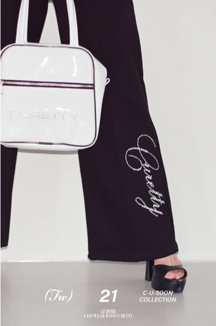 curetty (キュリティー)  C LOGO CONVEX SPORTS BAG_WHITE