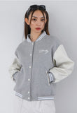 curetty (キュリティー)  C LOGO POINT BASEBALL JACKET_GREY