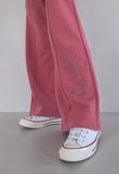 curetty (キュリティー)  C LOGO RHINESTONE WIDE JERSEY PANTS_PINK