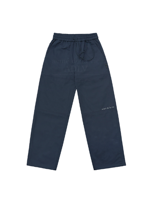 アクメドラビ(acme' de la vie) FRONT MULTI-CUT COTTON BANDING PANTS NAVY