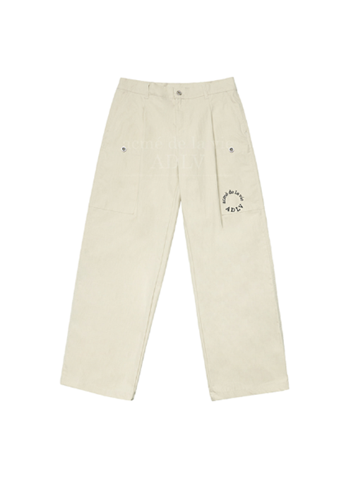 アクメドラビ(acme' de la vie) FRONT POCKET COTTON PANTS BEIGE