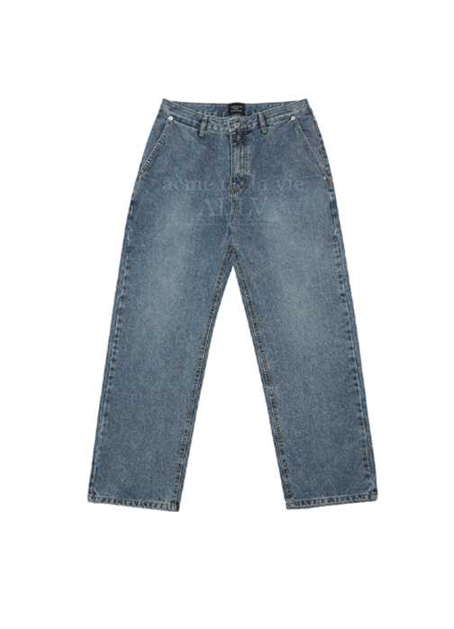 アクメドラビ(acme' de la vie) RETRO WASHING DENIM PANTS BLUE