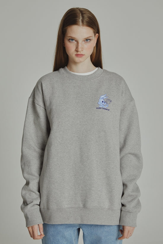 ボーンチャンプス(BORN CHAMPS)   JONY CREWNECK B21FT08GY