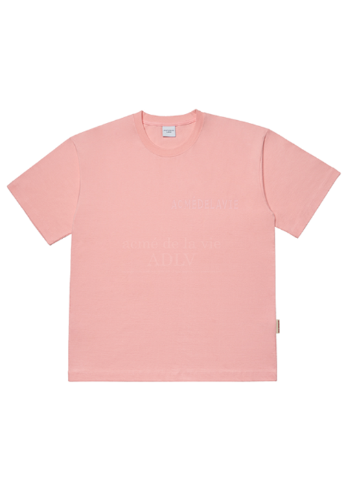 アクメドラビ(acme' de la vie) 3PAC SIMPLE LOGO SHORT SLEEVE T-SHIRT PINK