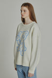 ボーンチャンプス(BORN CHAMPS)   BLUE BEAR KNITWEAR B21FT14WH