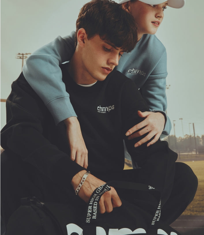 ボーンチャンプス(BORN CHAMPS)   CHMPS DAILY CREWNECK B21FT17BK