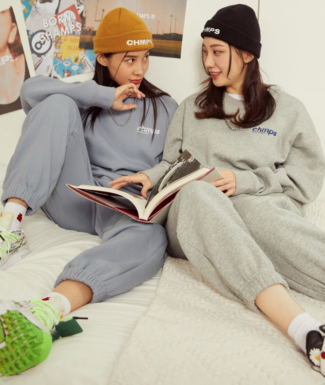 ボーンチャンプス(BORN CHAMPS)   CHMPS DAILY CREWNECK B21FT17GY