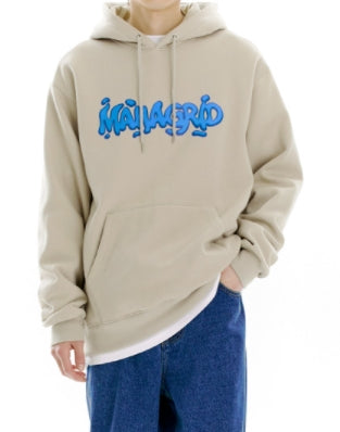 mahagrid (マハグリッド) SLIME LOGO HOODIE [CREAM]