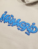 mahagrid (マハグリッド) SLIME LOGO HOODIE [CREAM]