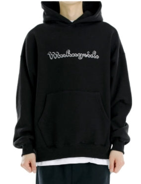 mahagrid (マハグリッド) SIGNATURE LOGO HOODIE [BLACK]