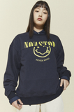ORDINARY PEOPLE(オーディナリーピープル) ORD CUTTING GRAPHIC NAVY SWEATSHIRTS