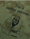 mahagrid (マハグリッド) COFFEE PERSON LS TEE [OLIVE]