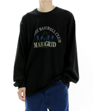 mahagrid (マハグリッド) SBC PLAYERS LS TEE [BLACK]
