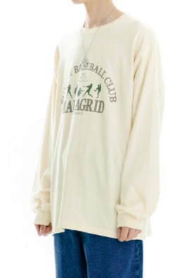 mahagrid (マハグリッド) SBC PLAYERS LS TEE [IVORY]