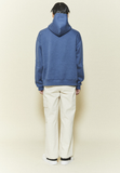 ORDINARY PEOPLE(オーディナリーピープル) THREE PANELLED SETUP BLUE HOODIE