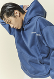 ORDINARY PEOPLE(オーディナリーピープル) THREE PANELLED SETUP BLUE HOODIE