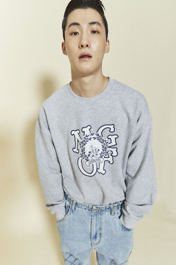 ORDINARY PEOPLE(오디너리 피플) [ ORDINARYPEOPLE & DISNEY ] DISNEY UNIVERSITY GREY SWEATSHIRTS