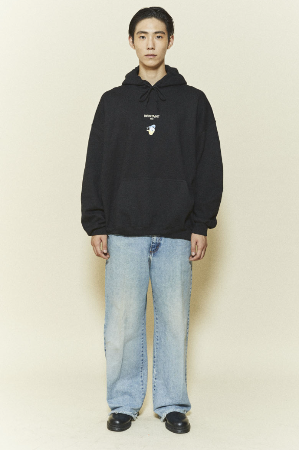 ORDINARY PEOPLE(オーディナリーピープル) [ ORDINARYPEOPLE & DISNEY ] HERITAGE DONALD BLACK HOODIE