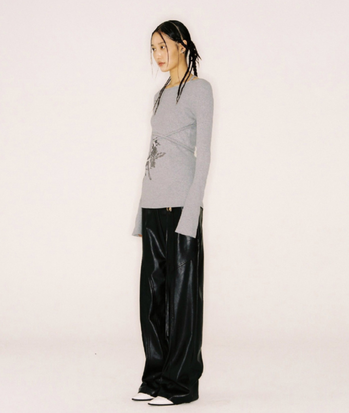 nache(ナチェ)  VINTAGE RIBBED LONG SLEEVE