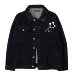 ブラックブロンド(BLACKBLOND) BBD Smile Logo Denim Jacket (Black)