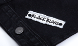 ブラックブロンド(BLACKBLOND) BBD Smile Logo Denim Jacket (Black)