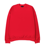 ブラックブロンド(BLACKBLOND) BBD Graffiti Logo Crewneck Sweatshirt (Red)
