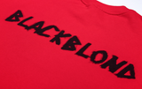 ブラックブロンド(BLACKBLOND) BBD Graffiti Logo Crewneck Sweatshirt (Red)