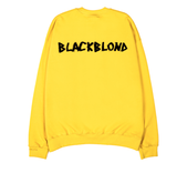 ブラックブロンド(BLACKBLOND) BBD Graffiti Logo Crewneck Sweatshirt (Yellow)