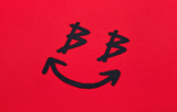 ブラックブロンド(BLACKBLOND) BBD Classic Smile Logo Crewneck Sweatshirt (Red)