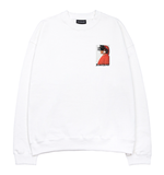 ブラックブロンド(BLACKBLOND) BBD Crushed Era Crewneck Sweatshirt (White)