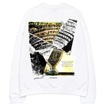 ブラックブロンド(BLACKBLOND) BBD Crushed Era Crewneck Sweatshirt (White)