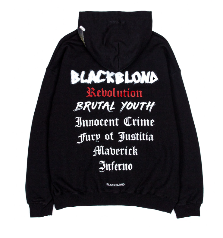ブラックブロンド(BLACKBLOND) BBD Collection Hoodie (Black)