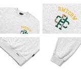 ロマンティッククラウン(ROMANTIC CROWN)  RED FLOWER DANCHEONG SWEAT SHIRT_LIGHT GREY